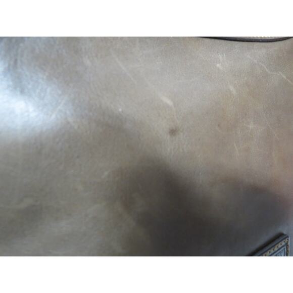 Dooney & Bourke Florentine Leather Large Cassidy Hobo Shoulder Bag Brown/Gray - Picture 5 of 15